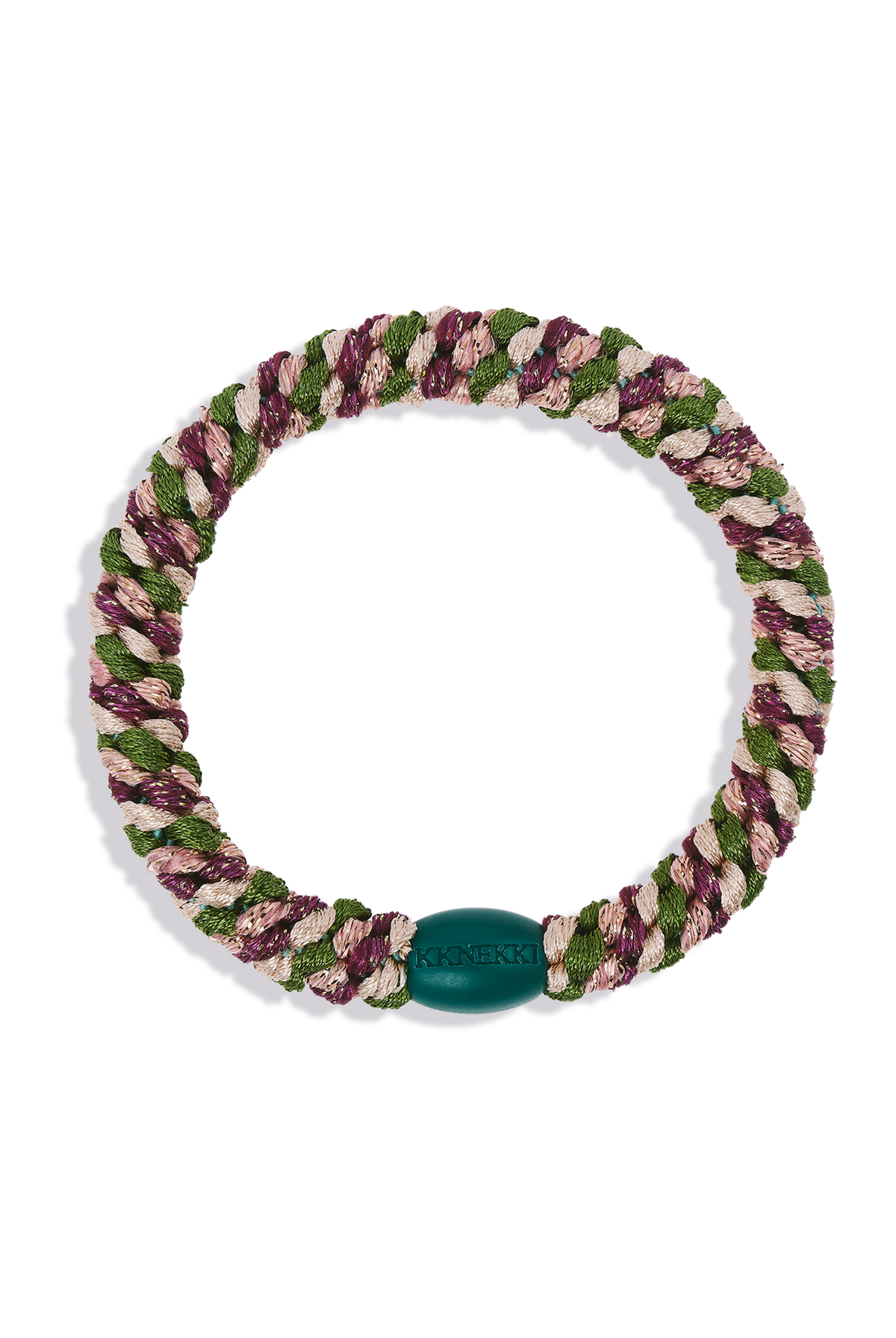 Goma de pelo KKNEKKI Mix Army Grape verde militar y morado uva