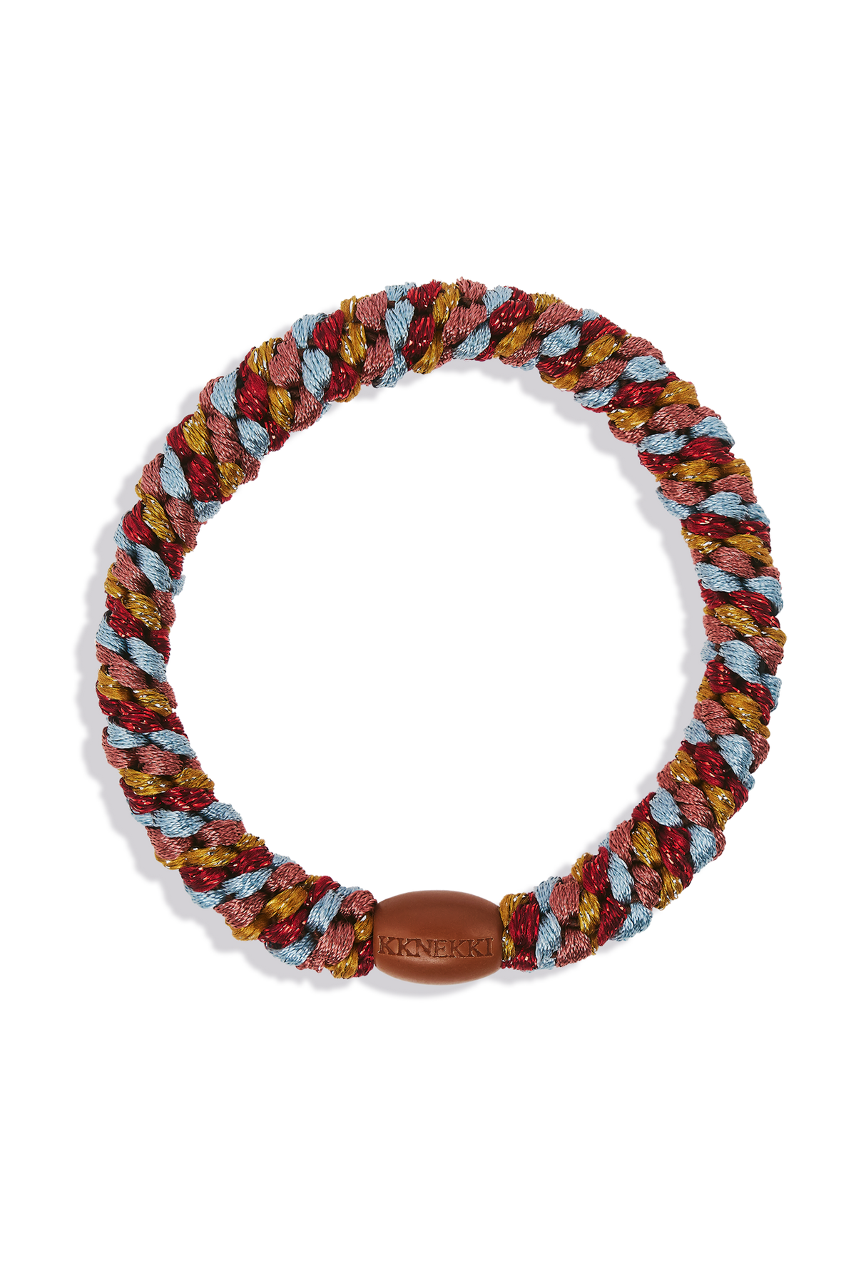 Goma de pelo KKNEKKI Mix Bordeaux Curry burdeos y mostaza curry