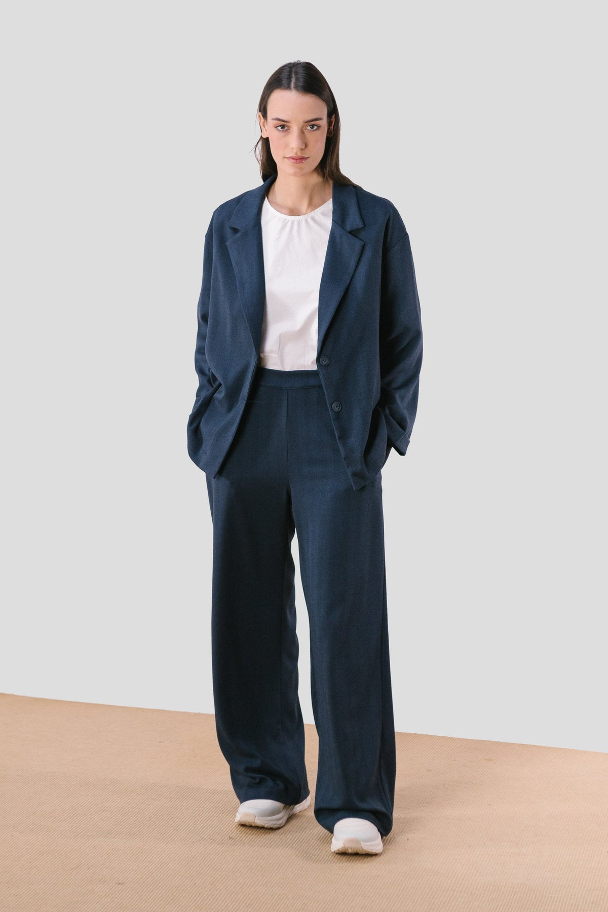 Pantalón Pan Producto Básico azul espiga – vista 4