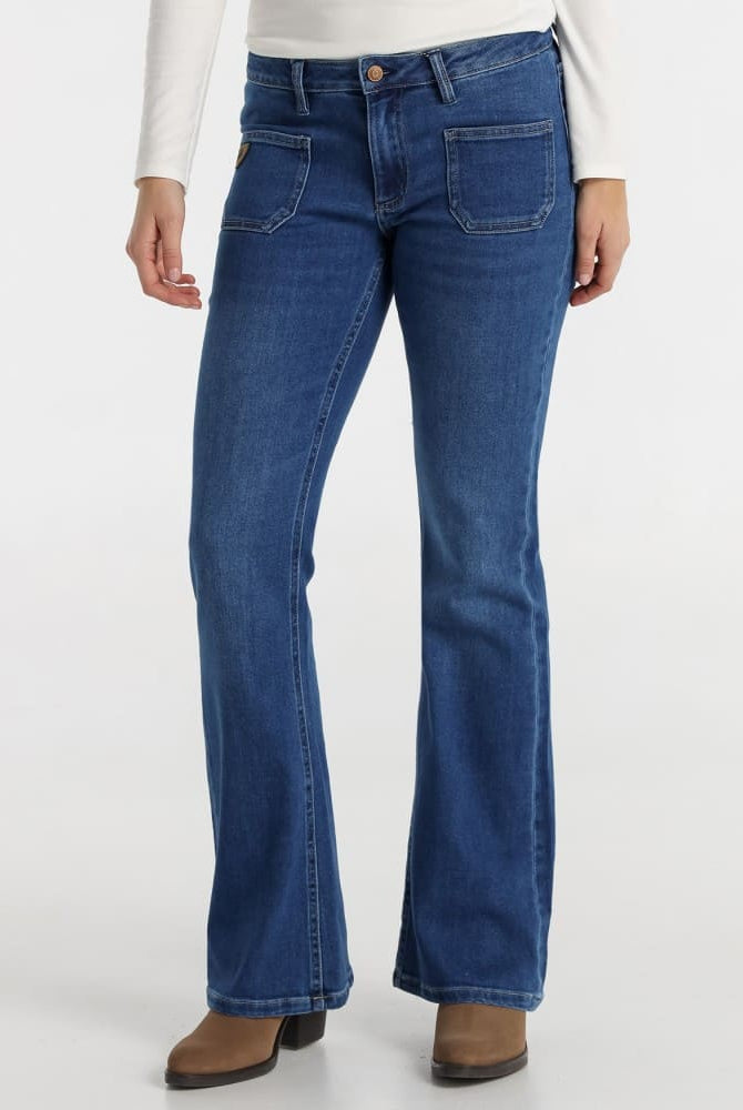 Jeans Lois Agata Magic bootcut royal blue – vista 1