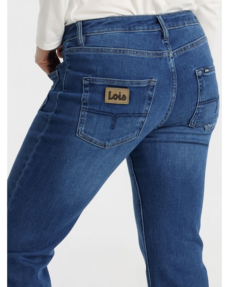 Jeans Lois Agata Magic bootcut royal blue – vista 2
