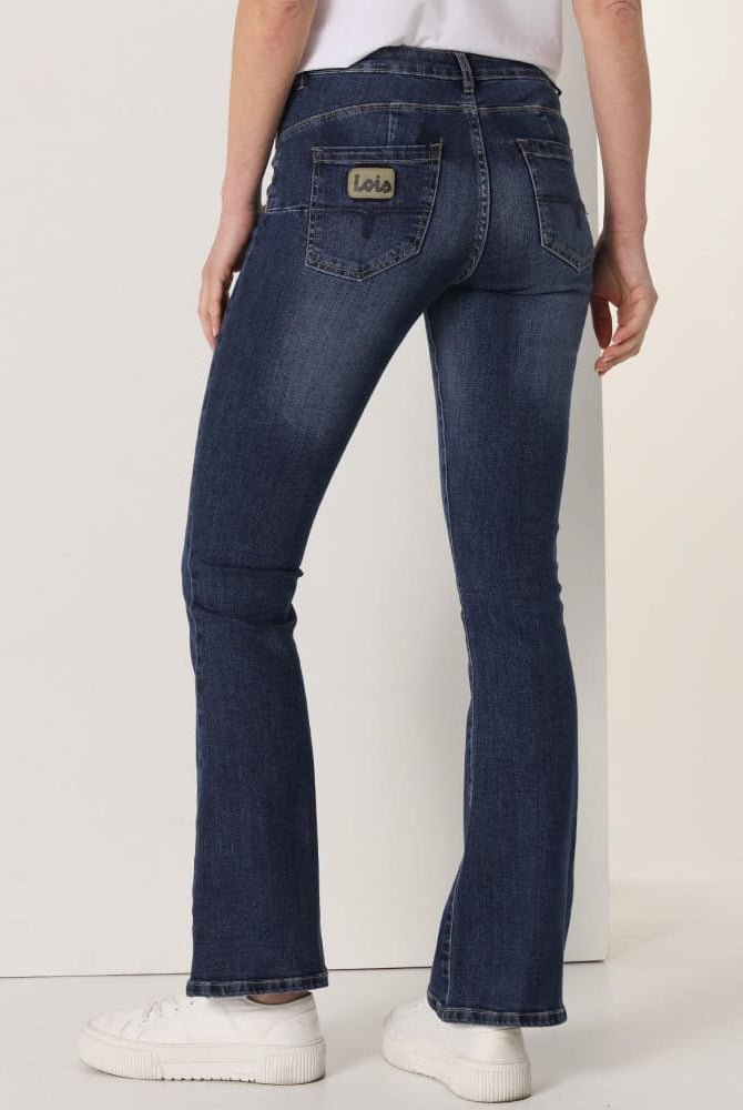 Jeans Lois Pushy Marly mid blue – vista 2