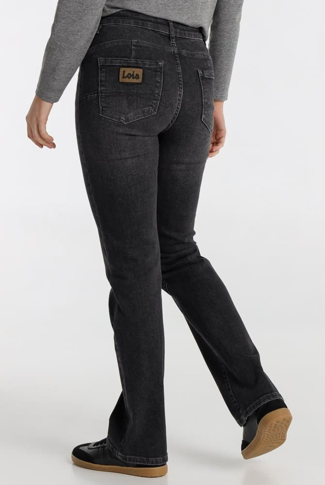 Jeans Lois Pushy Recto negro – vista 3