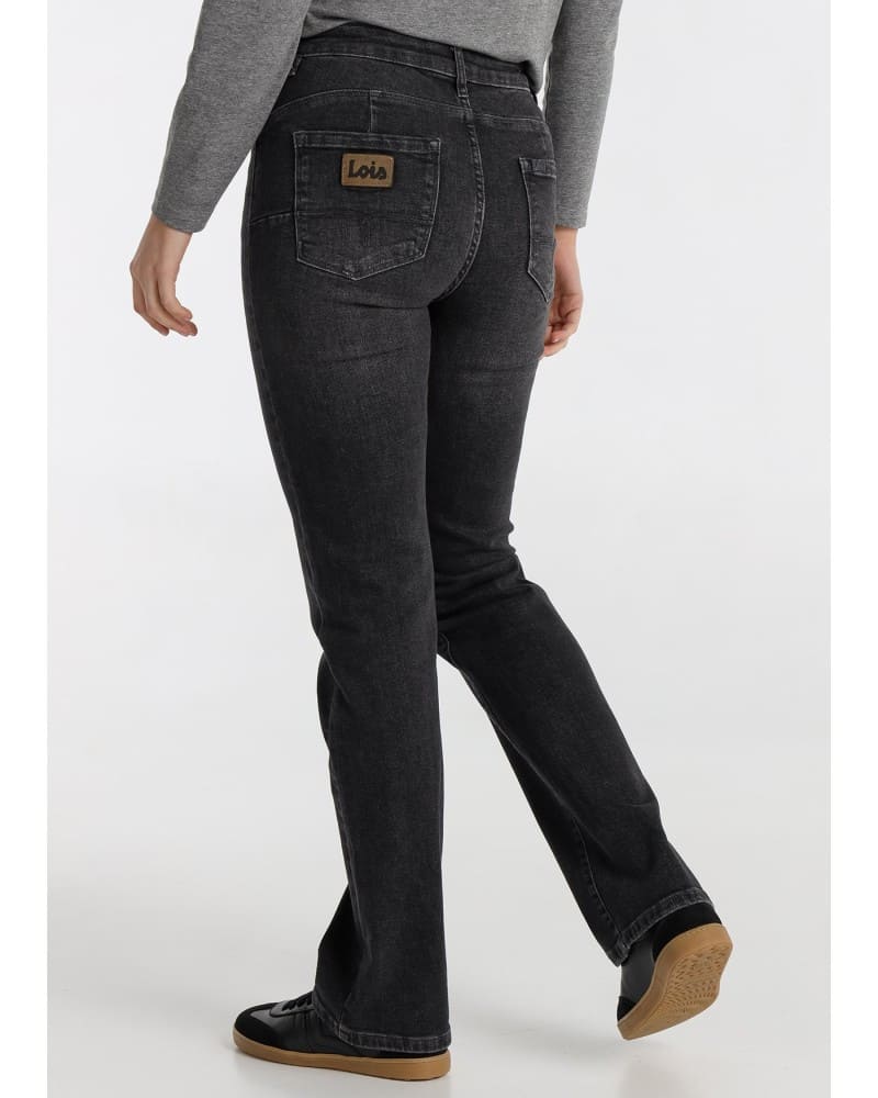 Jeans Lois Pushy Recto negro – vista 3