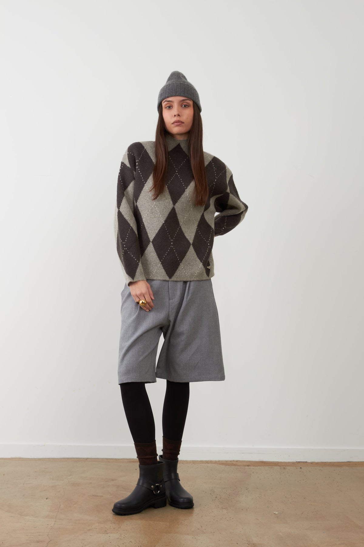 Jersey Orfeo Paris Zephirine rombos gris