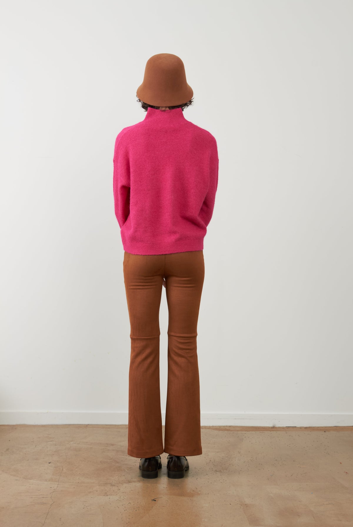 Pantalón Orfeo Paris Vickie bootcut camel