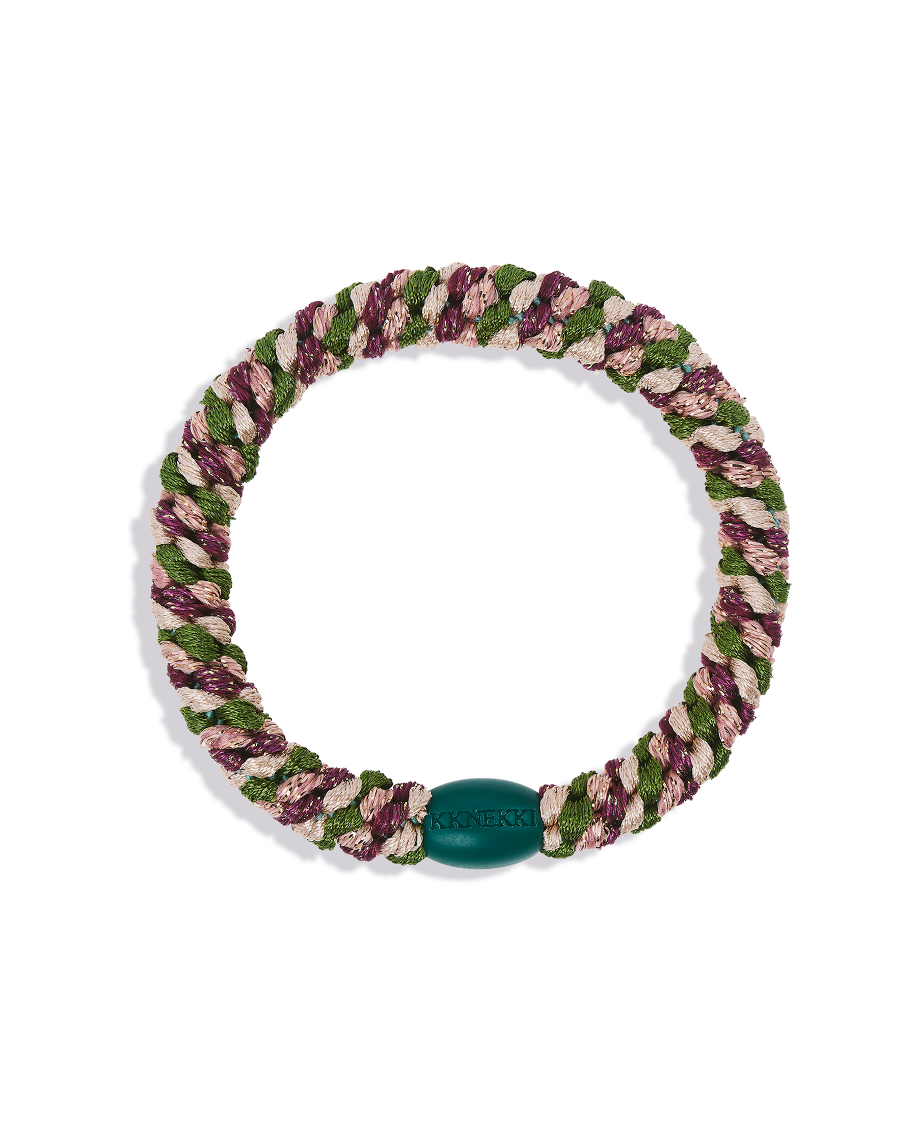 Goma de pelo KKNEKKI Mix Army Grape verde militar y morado uva