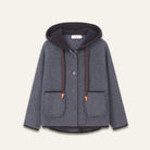 Chaqueta Orfeo Paris Briseis con capucha carbón