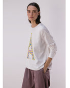 Camiseta Pan Producto Básico Torre Eiffel cruda – vista 1