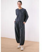 Pantalón Pan Producto Básico azul relieve – vista 1
