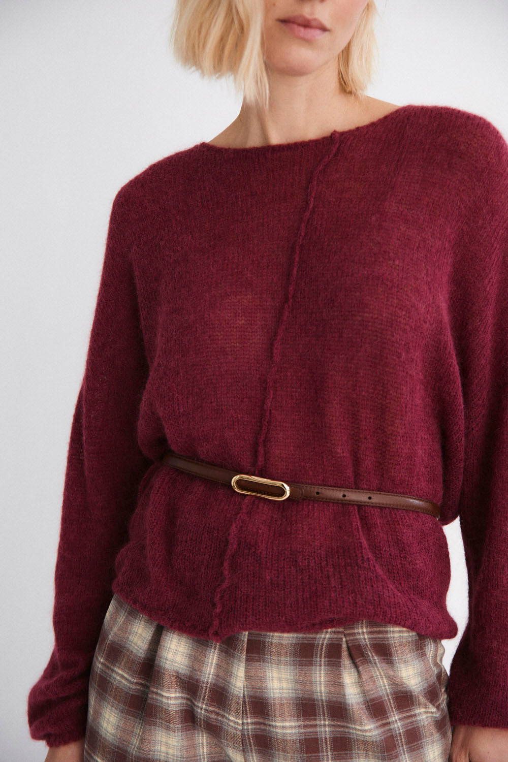 Jersey oversize Mus & Bombon Lumen fucsia – vista 2