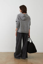 Jersey Orfeo Paris Farrah con capucha gris jaspeado