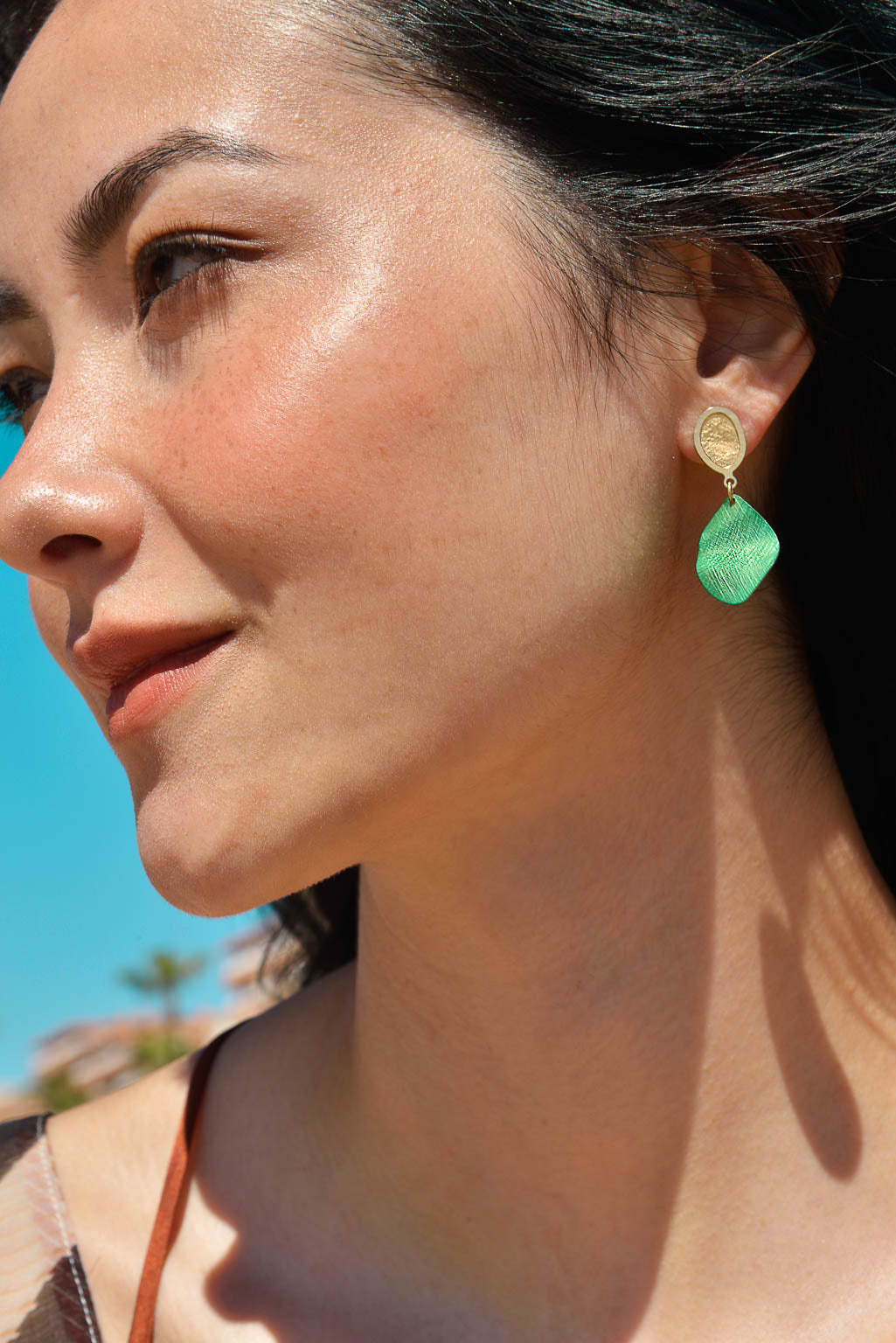 Pendientes SALVATORE 203AM002 verde