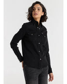 Camisa Lois Presley Cora negro intenso – vista 2