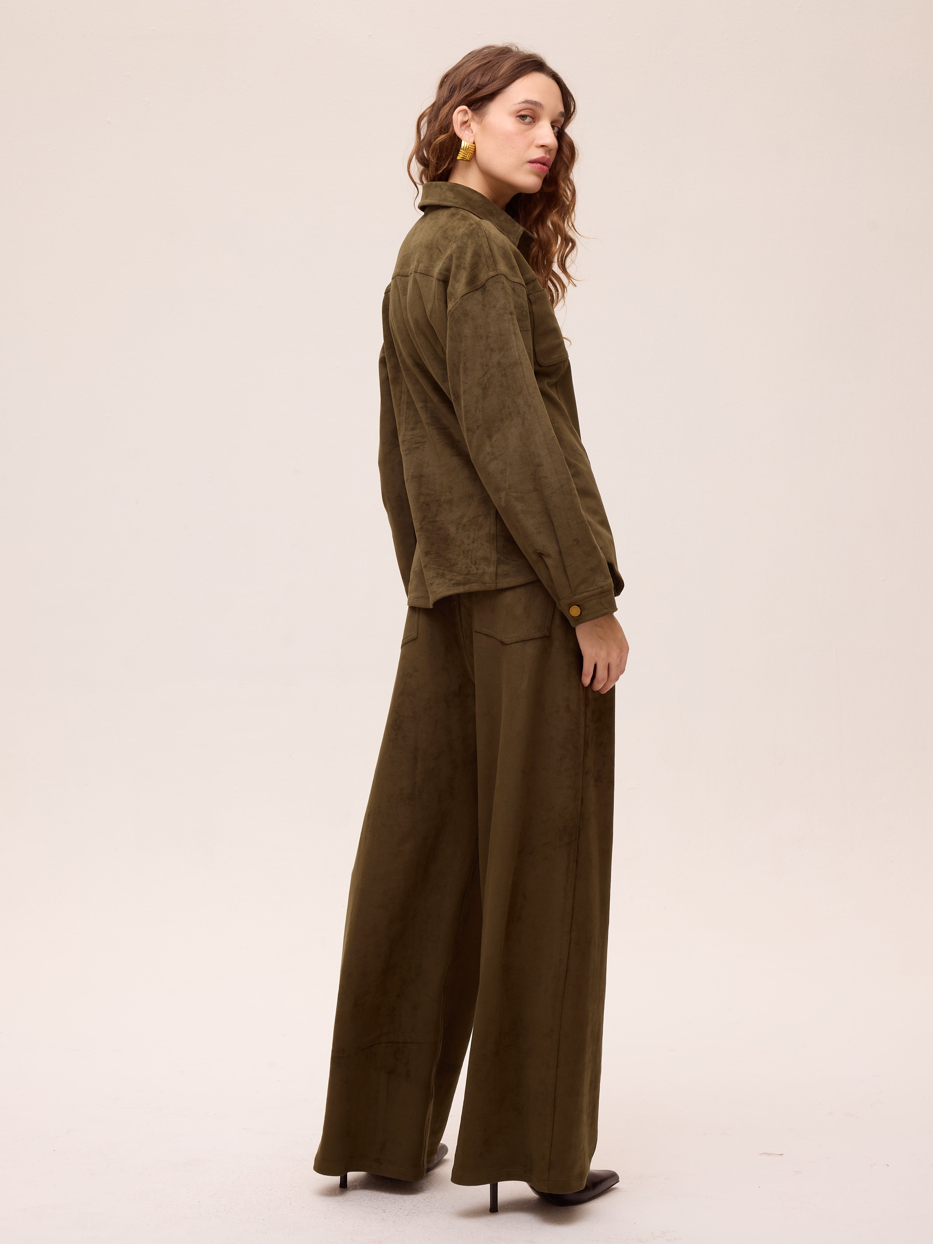 Pantalón MIOH Dusk ante verde