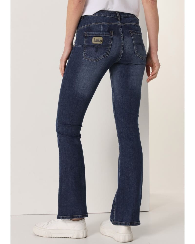 Jeans Lois Pushy Marly mid blue – vista 2
