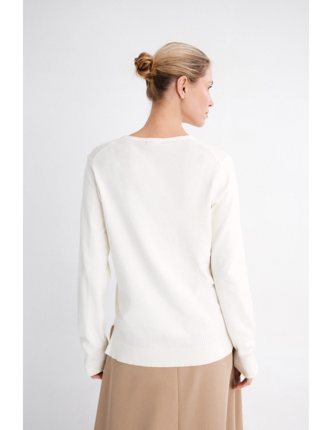 Jersey Mus & Bombon Eterna escote pico crudo – vista 3
