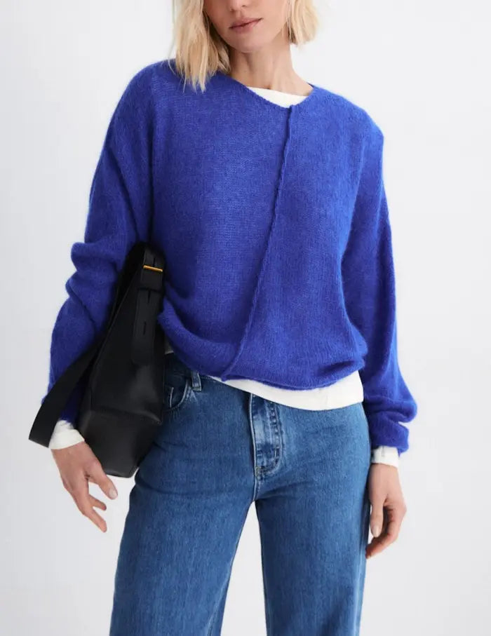 Jersey oversize Mus & Bombon Lumen azul klein – vista 3