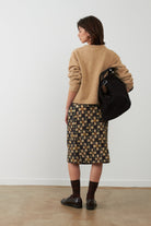 Falda midi Orfeo Paris Tifanny estampado botánico