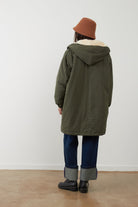 Parka Orfeo Paris Billy con capucha caqui