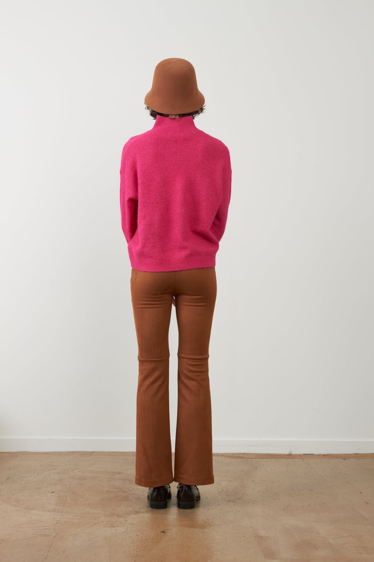 Pantalón Orfeo Paris Vickie bootcut camel