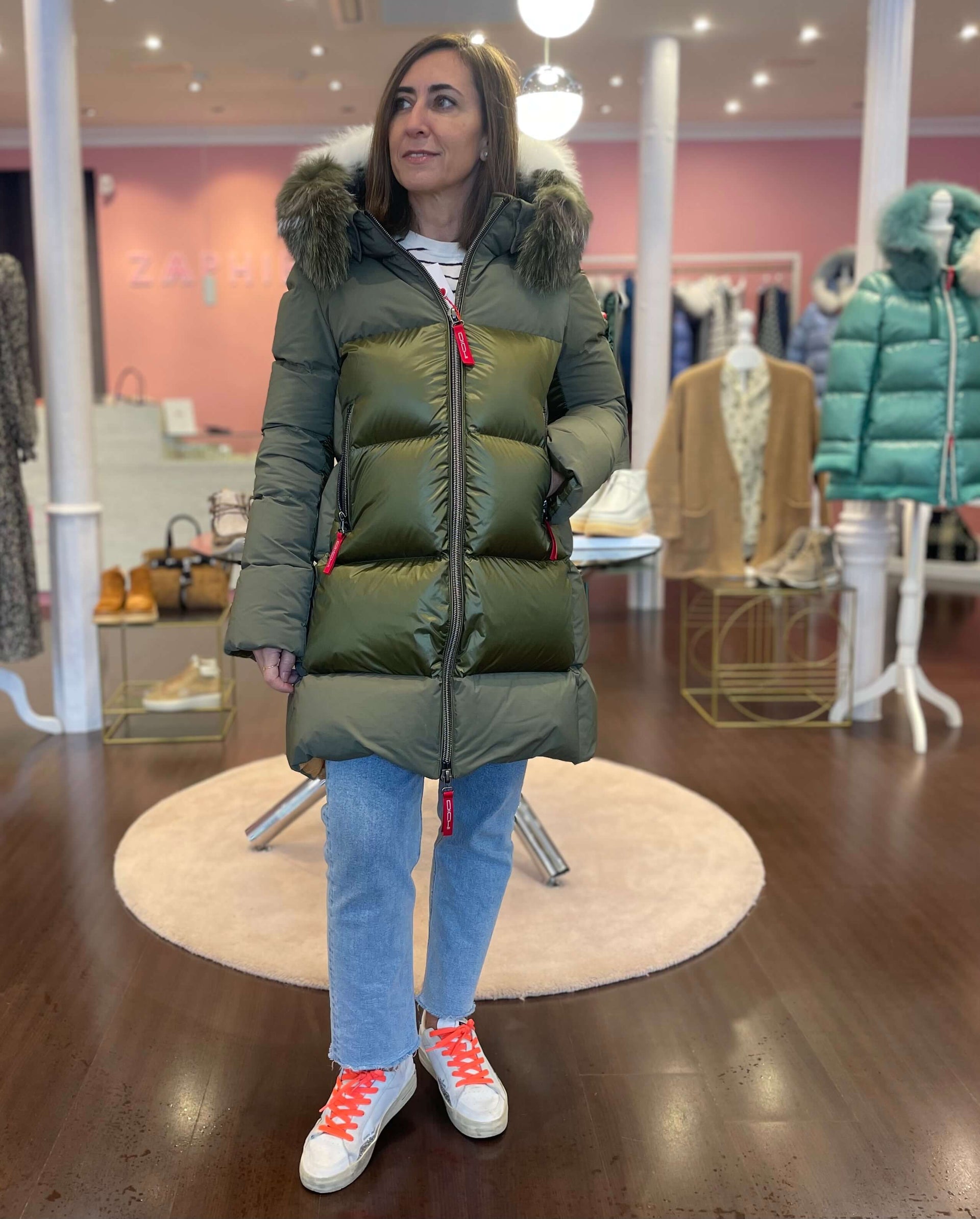 Plumífero DICHI Shina verde – Zaphiro