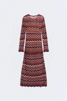 Vestido eseOese Wonder ondas multicolor