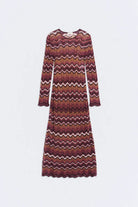 Vestido eseOese Wonder ondas multicolor