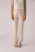 Pantalon designers society cello en tono beige 